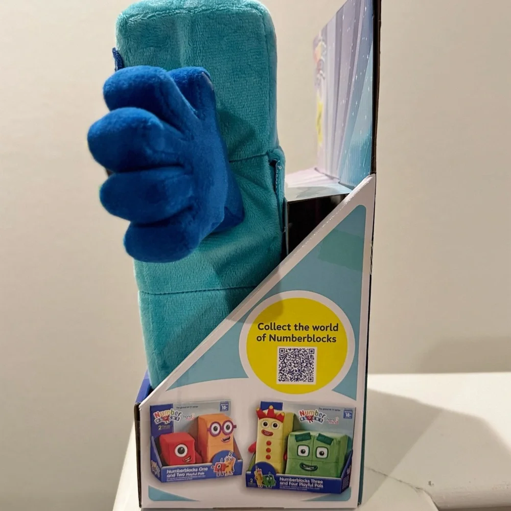Hand2mind Sing-Along Numberblocks Five Plush, 12 Songs & Sounds from the TV Show